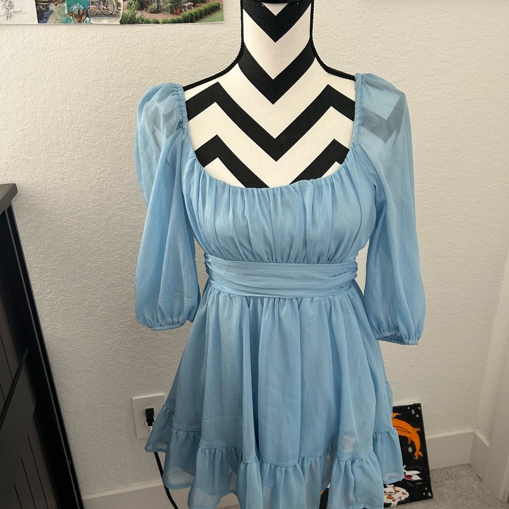 Lucy in the Sky Light Blue Dress